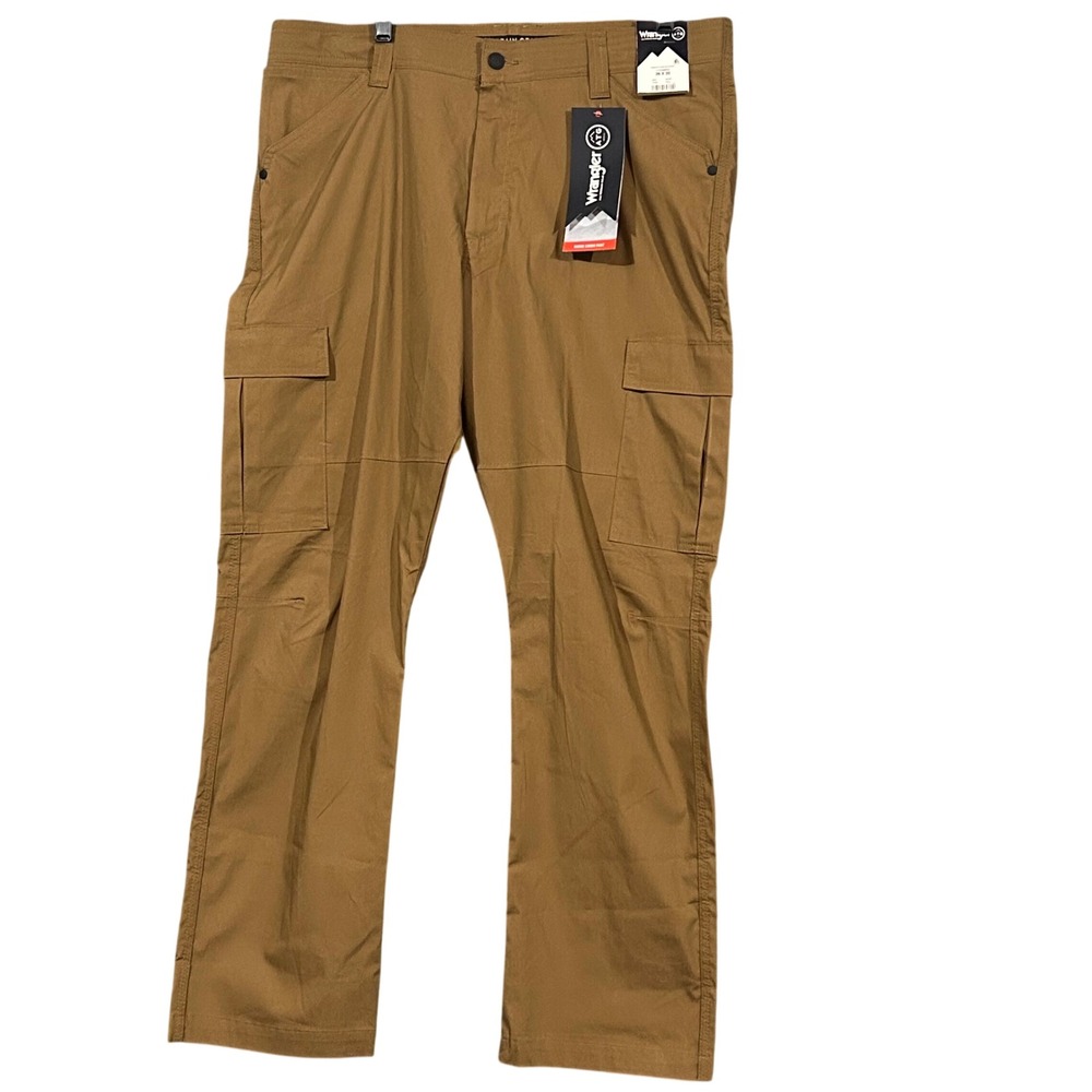 Wrangler ATG All Terrain Gear Men 36x30 Brown Range Cargo Pants 112359932